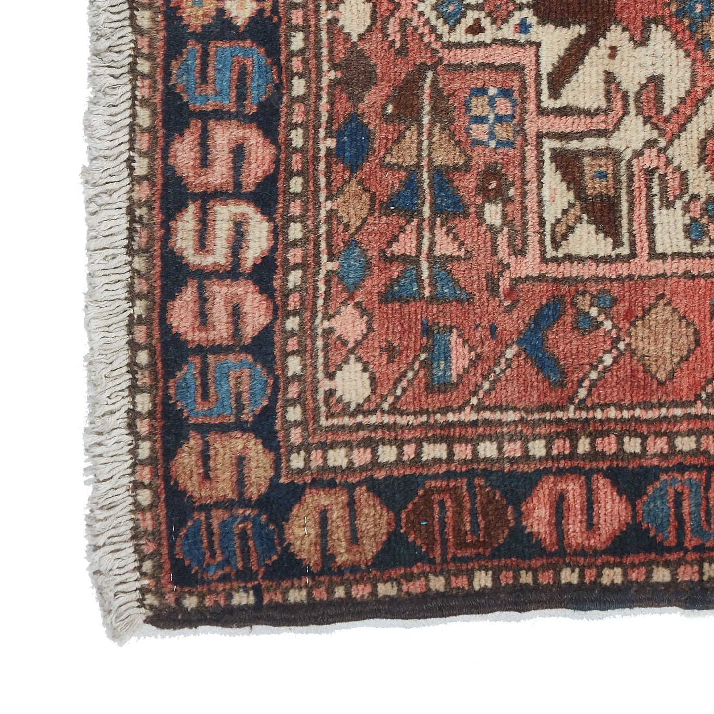 Salmon hue rug runner (Qarajeh)