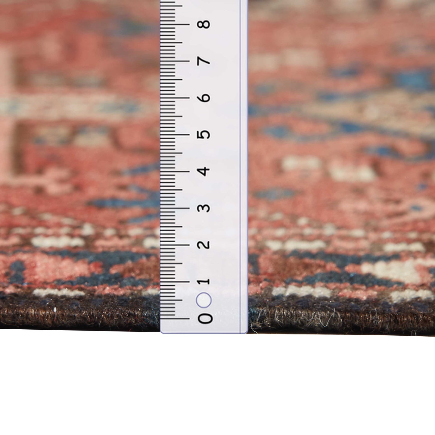 Salmon hue rug runner (Qarajeh)