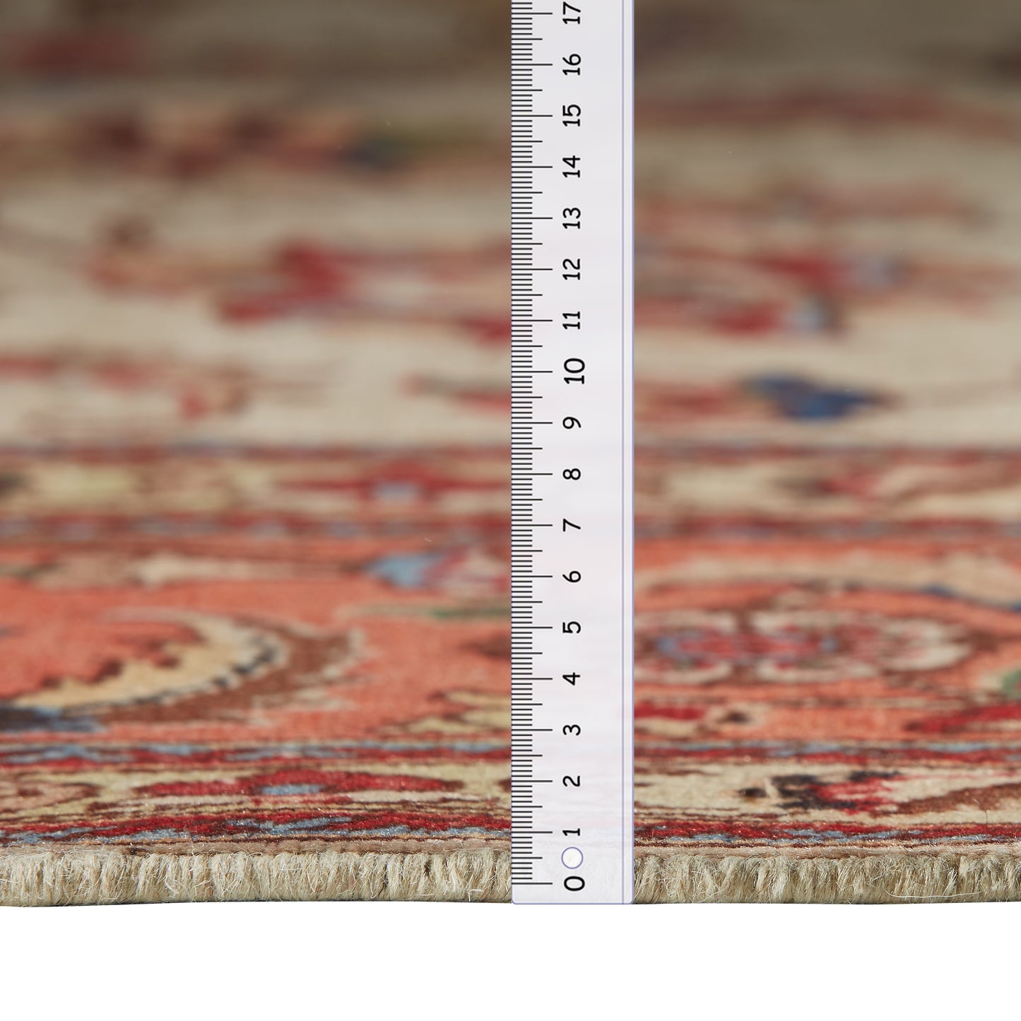 Tabriz rug Peach