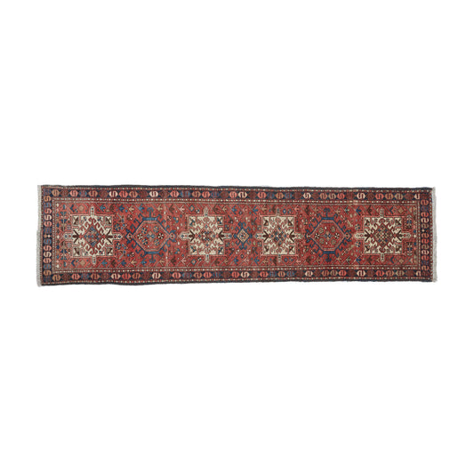 Salmon hue rug runner (Qarajeh)