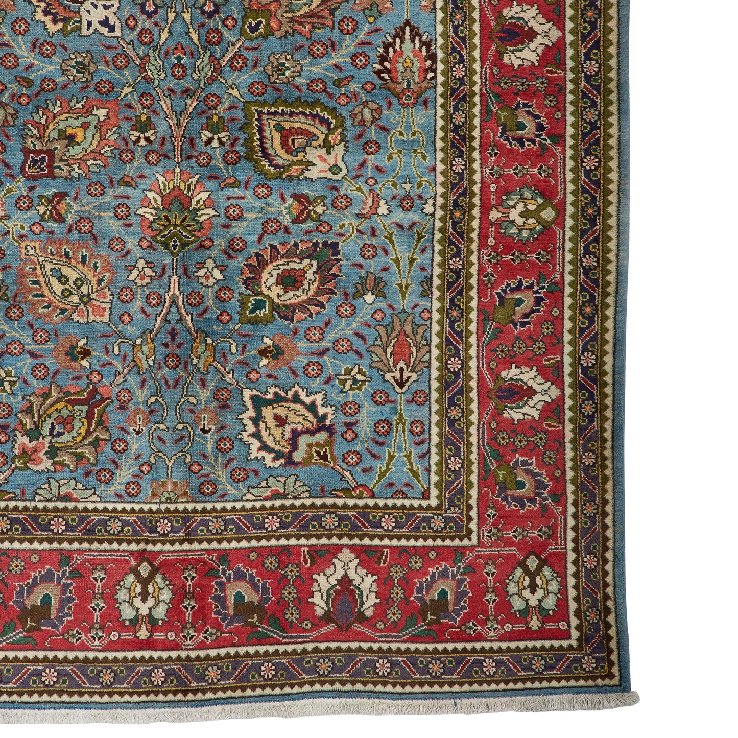 Tabriz Large Blue Rug