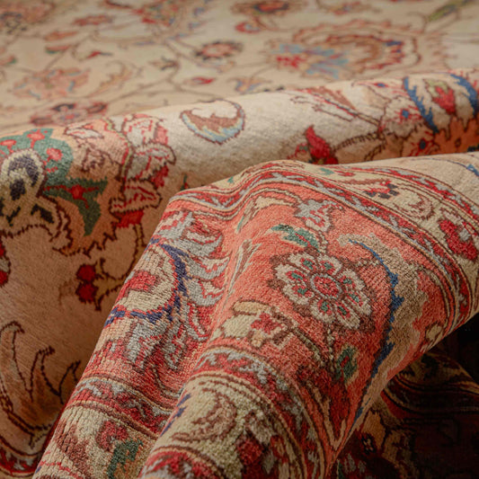 Tabriz rug Peach